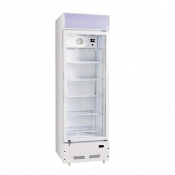 LC-320 LC-360 Single Door Upright Bottle Cooler with Lightbox for Food & Drink-No.1 Popular model