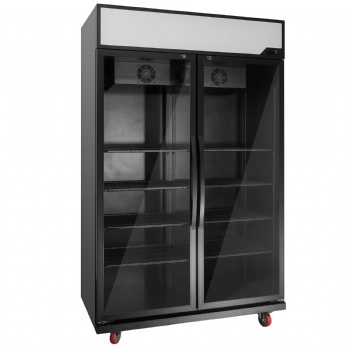 LC-1200S Upright Sub Zero Display Fridge with Glass Door for Beverage Promotion