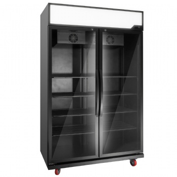 LC-1200S Upright Sub Zero Display Fridge with Glass Door for Beverage Promotion