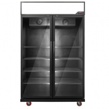 LC-1200S Upright Sub Zero Display Fridge with Glass Door for Beverage Promotion