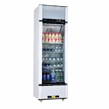 HC-260 Cool and heat convention glass door display cooler for hot drinking and food