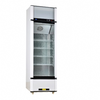 HC-260 Cool and heat convention glass door display cooler for hot drinking and food
