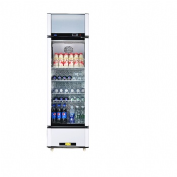 HC-260 Cool and heat convention glass door display cooler for hot drinking and food